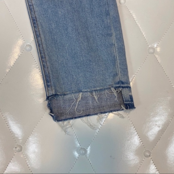 Rag & Bone Jeans • Dre Capri in Marina Step Hem Stretchy Light Wash Blue Size 24 - Picture 11 of 13